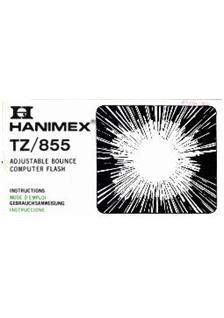 Hanimex TZ 855 manual. Camera Instructions.